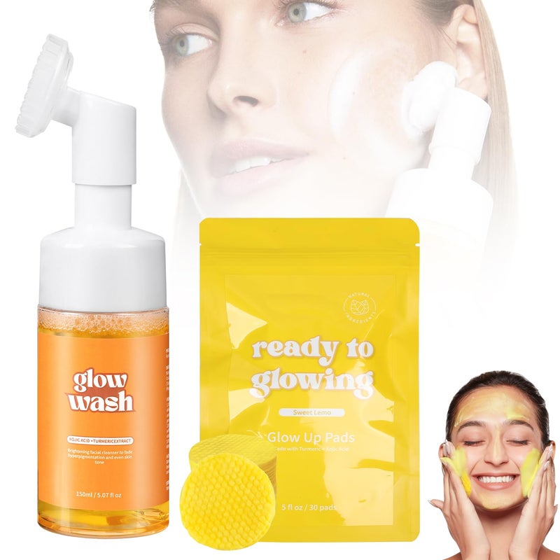Turmeric Face WashTurmeric Cleansing Pads100 Natural Turmeric Cleansing Pads Reduce Blemishes  Dark AreasDaily CleansingCleans the Skin Gentle Skin Care1Set